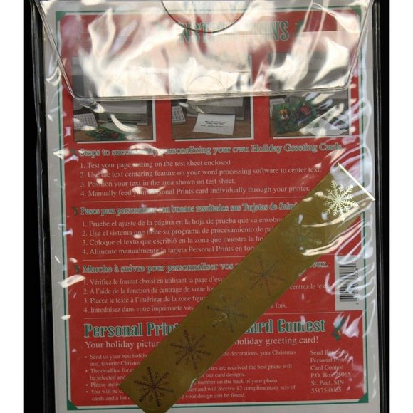 Gartner Studios Personal Prints Holiday Cards Snowman Customize Deb A Kirkeeide - Picture 2 of 4